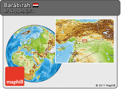 Physical Location Map of Barābirah