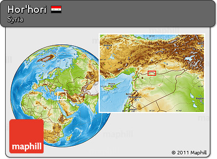 Physical Location Map of Hor'hori