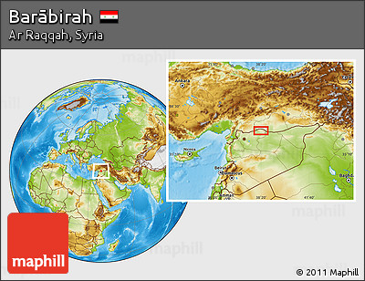 Physical Location Map of Barābirah