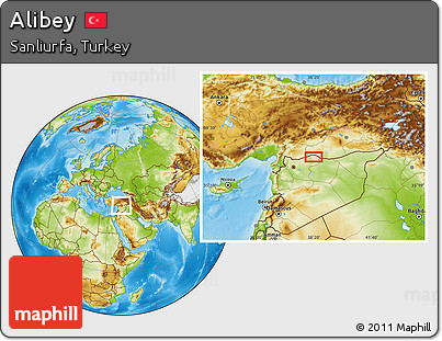 Physical Location Map of Alibey