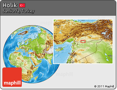 Physical Location Map of Holik