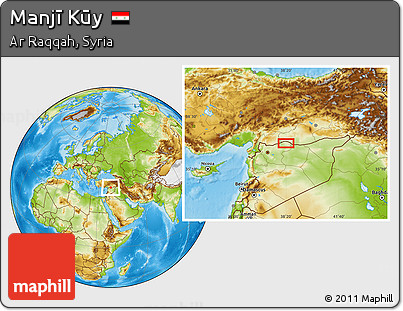 Physical Location Map of Manjī Kūy