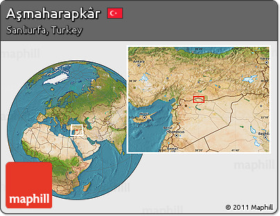 Satellite Location Map of Aşmaharapkâr