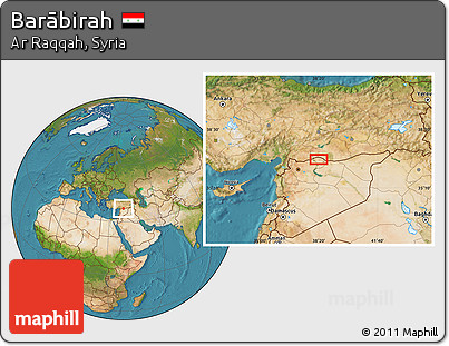 Satellite Location Map of Barābirah