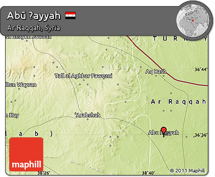 Physical Map of Abū Ḩayyah