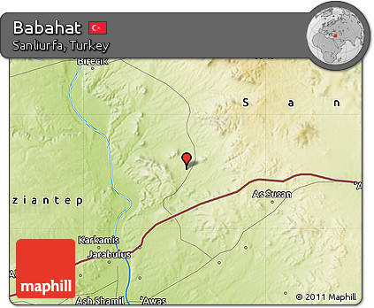 Physical Map of Babahat