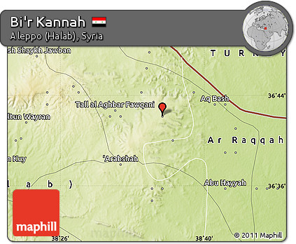 Physical Map of Bi'r Kannah