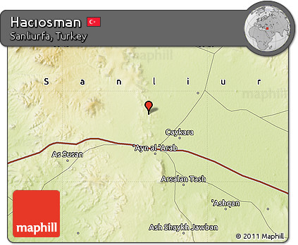 Physical Map of Hacıosman