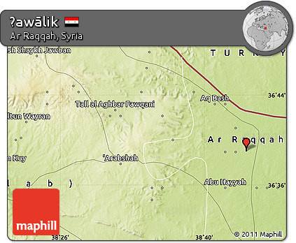 Physical Map of Ḩawālik