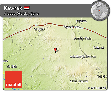 Physical Map of Kawrak