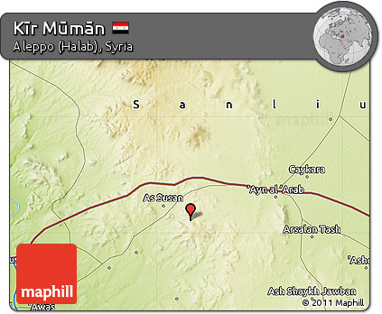 Physical Map of Kīr Mūmān