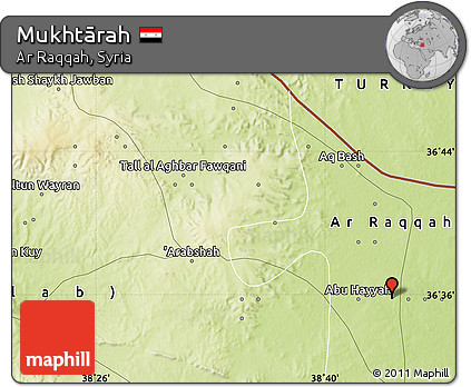 Physical Map of Mukhtārah