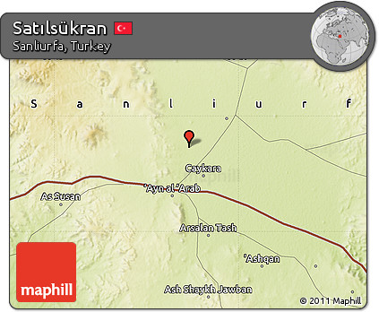 Physical Map of Satılsükran