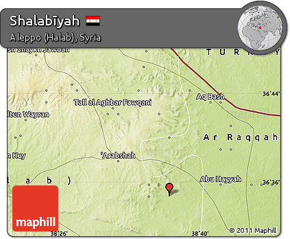 Physical Map of Shalabīyah