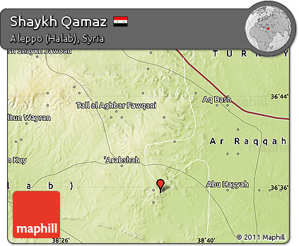Physical Map of Shaykh Qamaz