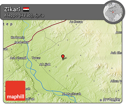 Physical Map of Zīkarī