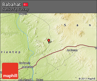 Physical Map of Babahat