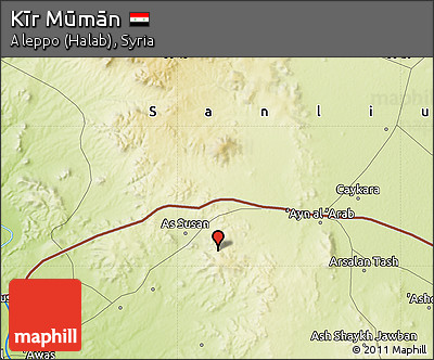 Physical Map of Kīr Mūmān