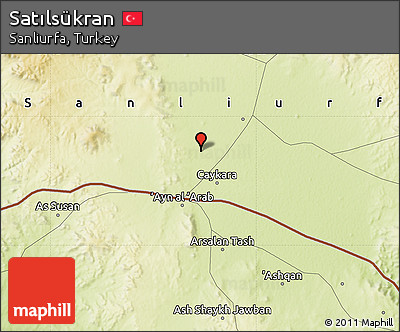 Physical Map of Satılsükran