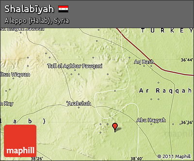 Physical Map of Shalabīyah