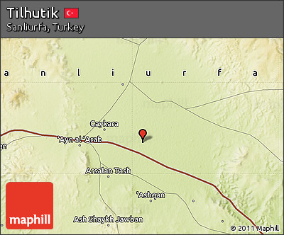 Physical Map of Tilhutik