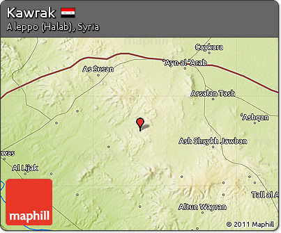 Physical Map of Kawrak