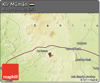 Physical Map of Kīr Mūmān