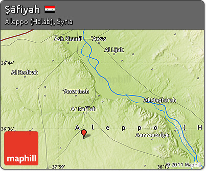 Physical Map of Şāfiyah