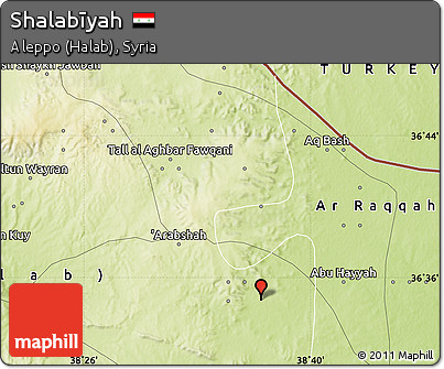 Physical Map of Shalabīyah