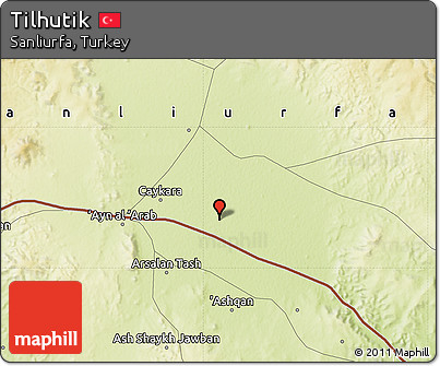 Physical Map of Tilhutik