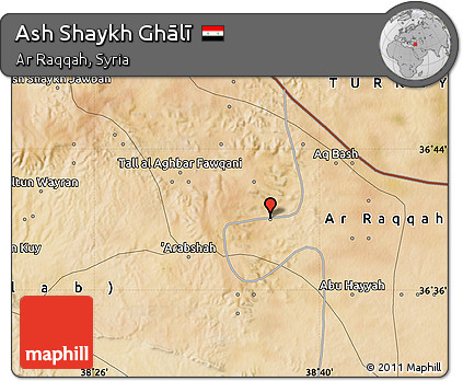 Satellite Map of Ash Shaykh Ghālī