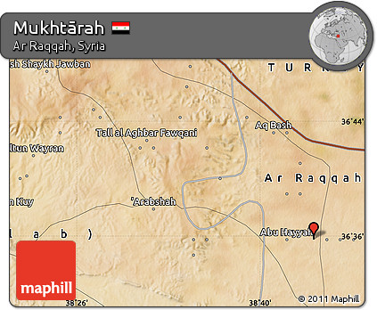 Satellite Map of Mukhtārah