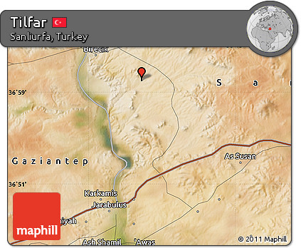 Satellite Map of Tilfar