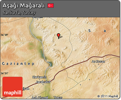 Satellite Map of Aşağı Mağaralı