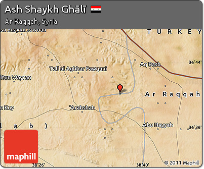 Satellite Map of Ash Shaykh Ghālī