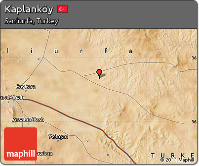 Satellite Map of Kaplanköy