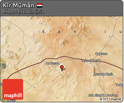 Satellite Map of Kīr Mūmān