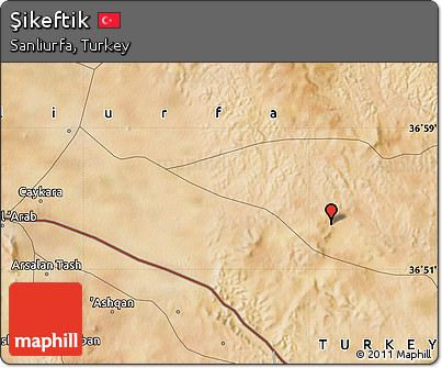 Satellite Map of Şikeftik