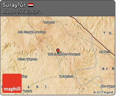Satellite Map of Surayḩūr