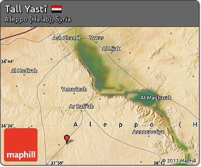 Satellite Map of Tall Yastī