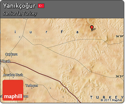 Satellite Map of Yanıkçöğür