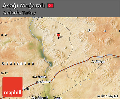 Satellite Map of Aşağı Mağaralı