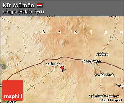 Satellite Map of Kīr Mūmān