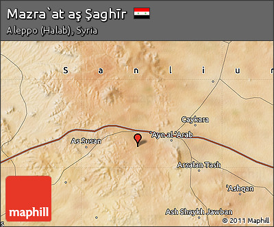 Satellite Map of Mazra`at Aş Şaghīr