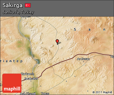 Satellite Map of Sakırga