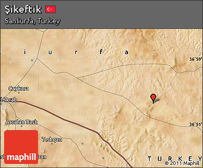 Satellite Map of Şikeftik