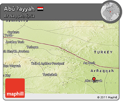 Physical Panoramic Map of Abū Ḩayyah