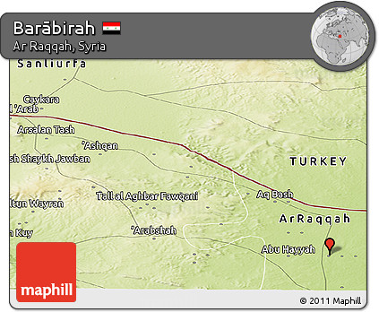 Physical Panoramic Map of Barābirah
