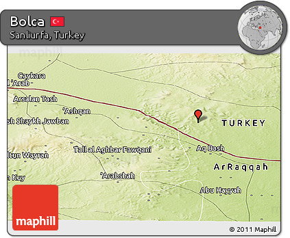 Physical Panoramic Map of Bolca