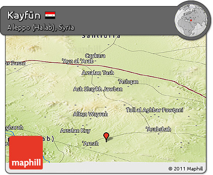 Physical Panoramic Map of Kayfūn